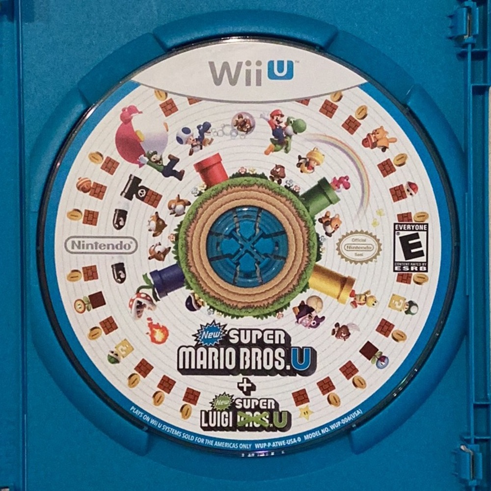 New Super Mario Bros U With New Super Luigi U Nintendo Wii U Game CIB - Picture 4 of 7